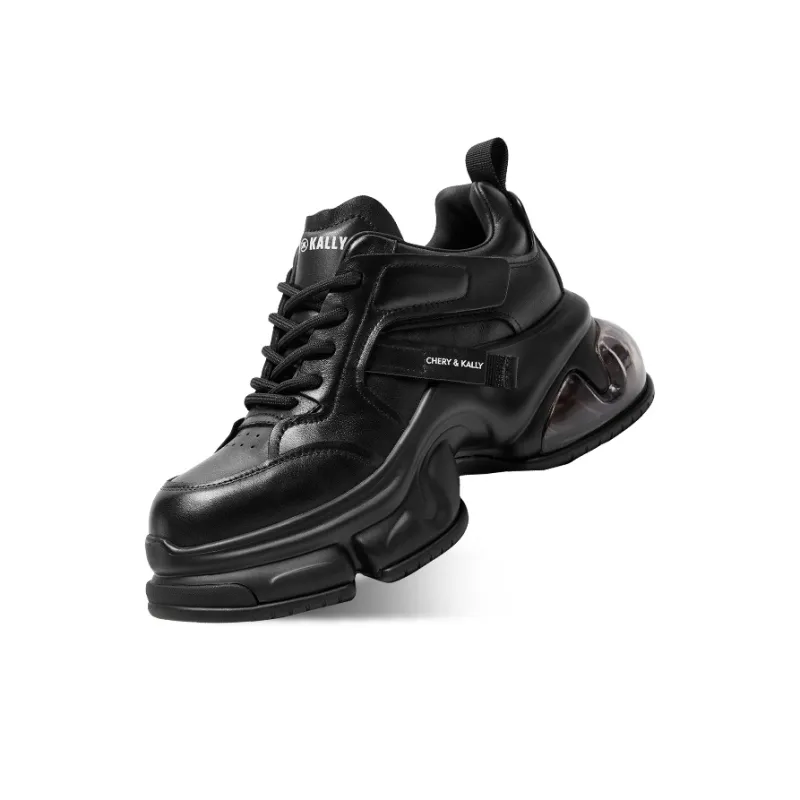 CHERYKALLY Anti Slip And Wear Resistant Height Increasing Low Top Chunky Sneakers Women's-9