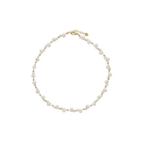 Oriental Jade Freshwater Pearl Necklaces Women's