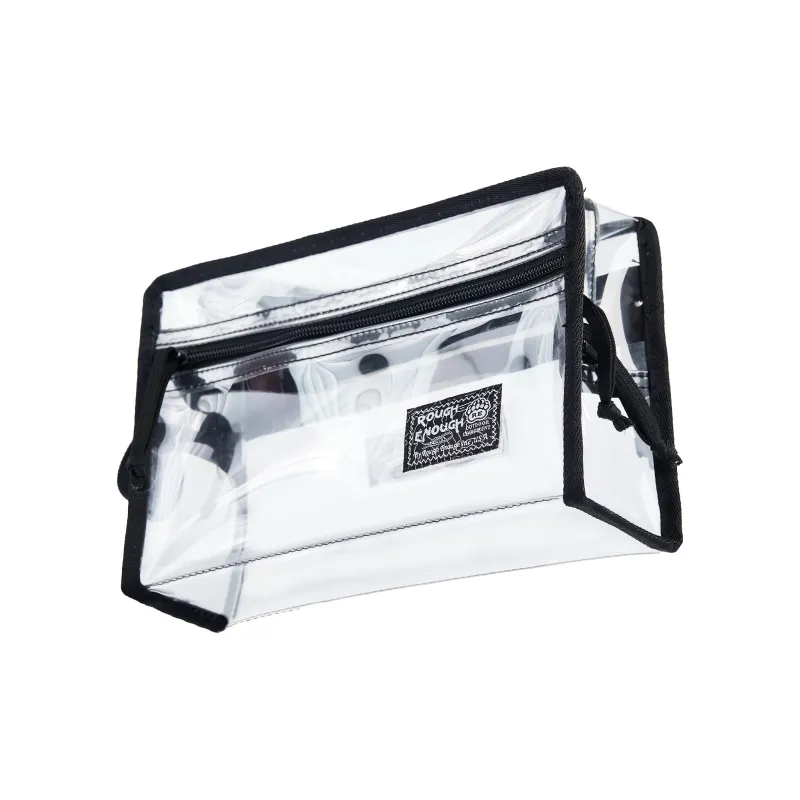 Rough Enough PVC Storage Bag, Toiletry Bag Unisex Transparent-2