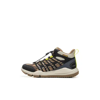 LINING YOUNG Outdoor Slip Resistant Cushioning Rebound High Top Kids Lifestyle Shoes Caramel Brown Kids'