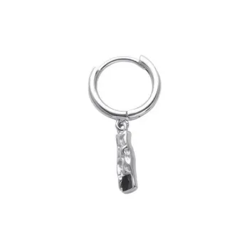 ZWU 925 Sterling Silver Earrings Unisex