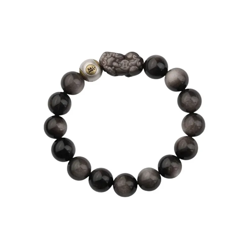 Sima Is Ethereal Obsidian Bracelets Unisex-4