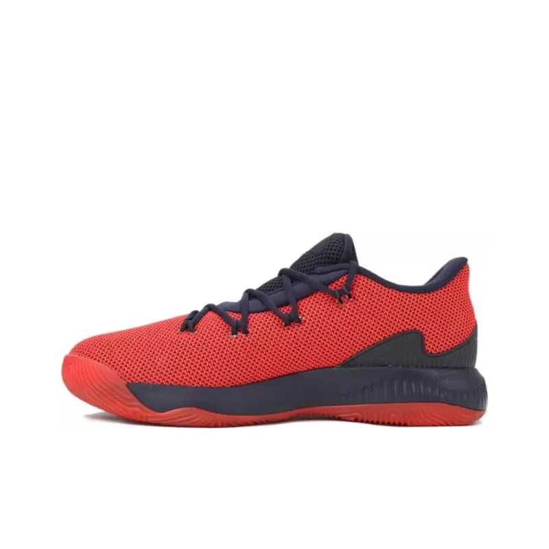Adidas Crazy Fire Anti-Slip Wear-Resistant Low-Top Casual Shoes Men's Red-1