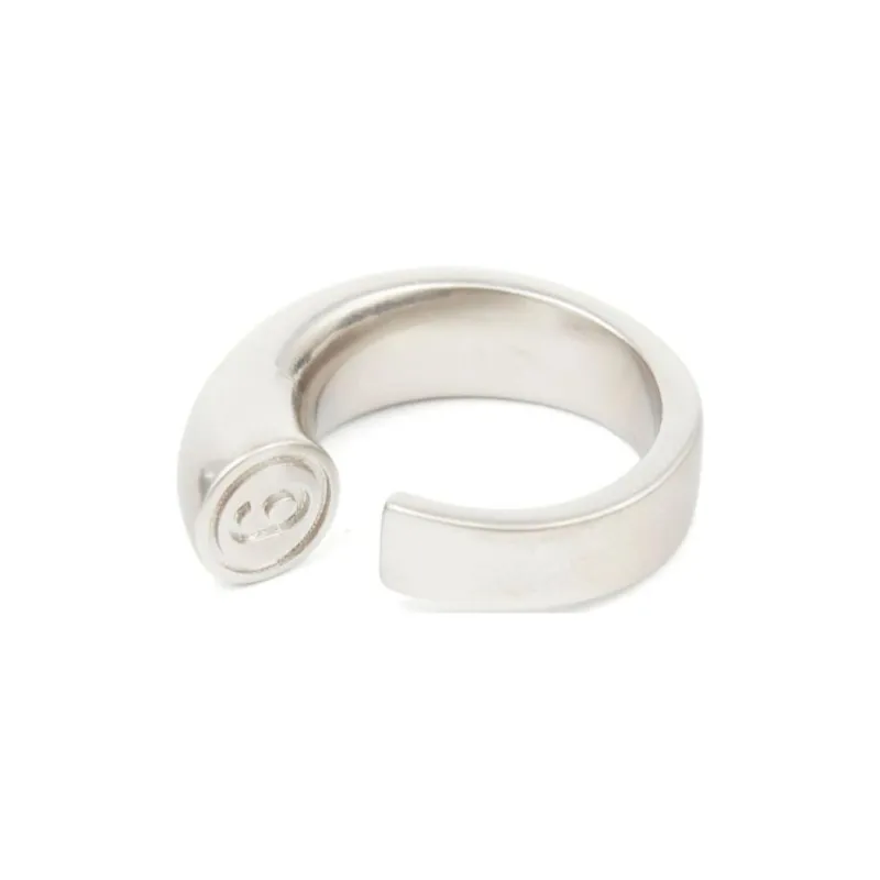 MM6 Maison Margiela Asymmetrical Open top Brass Ring-2