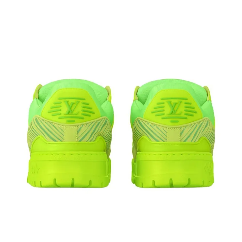 Park Seo Bo x LOUIS VUITTON Trainer Maxi Little Jigglypuff Low Top Skateboard Shoes Men's Green-3