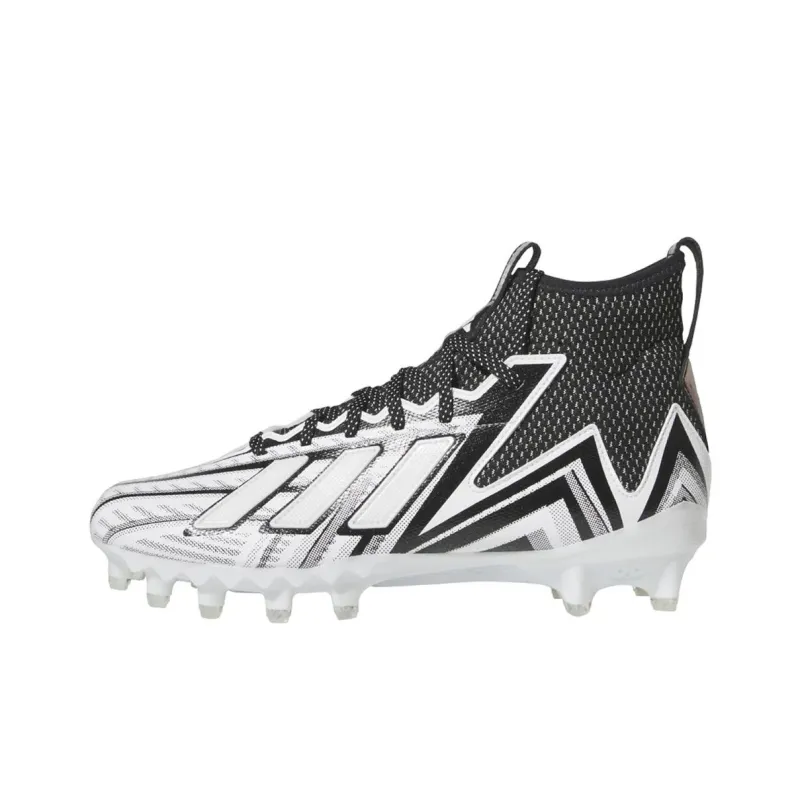 Adidas Anti Slip Wear Resistant Soccer Shoes Men's Black White-0