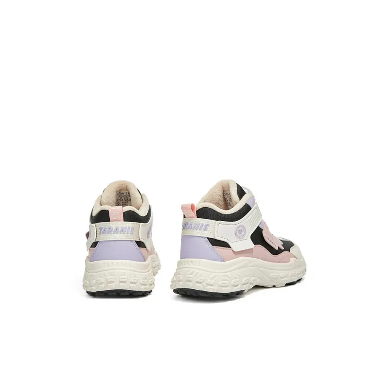 TARANIS Kids' Running Shoes Black/White/Pink Kids'-3