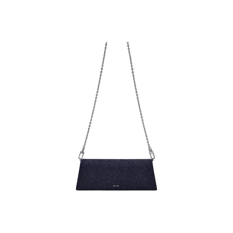 PEDRO Cow Leather Baguette Bag Shoulder Bag Trumpets Women's Dark Purple-2