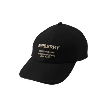 Burberry Horseferry Embroidered Logo Baseball Cap