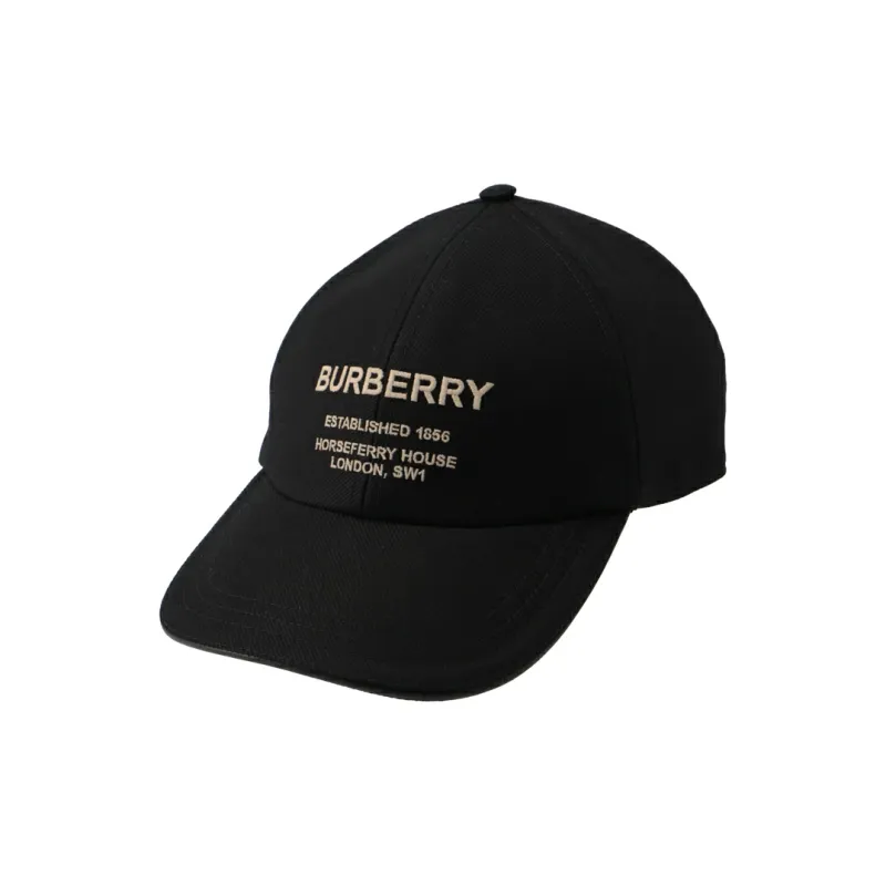 Burberry Horseferry Embroidered Logo Baseball Cap-0