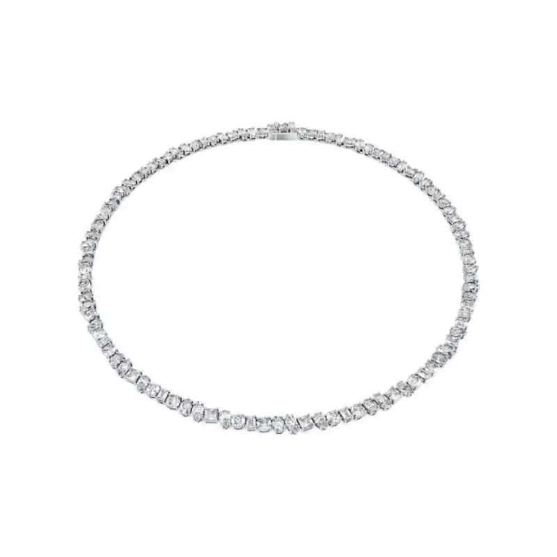 Swarovski 18K White Gold Necklaces Women's White-1