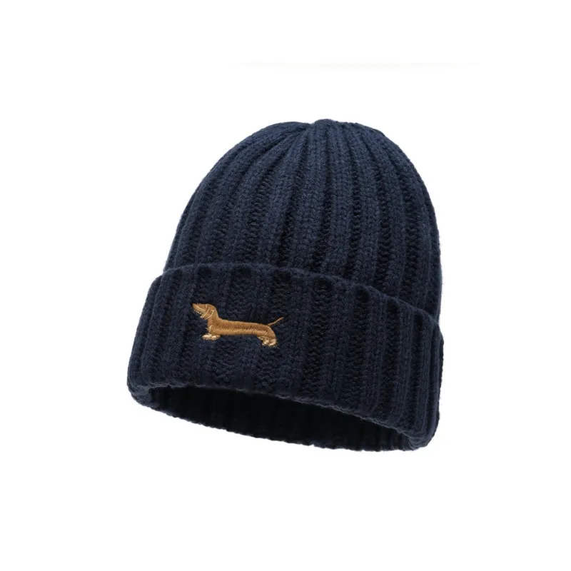 FREE RABBITⅡ Korean Style Puppy Embroidery Gathered Hat Unisex-5