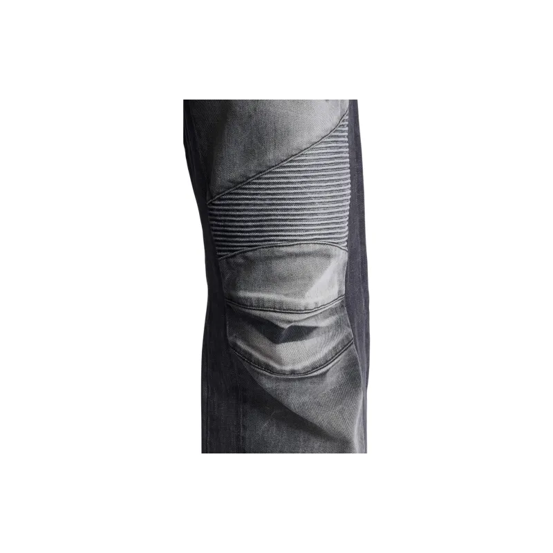 BALMAIN Ribbed knee Biker Jeans-4