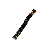 Black/Eyeshadow Palette Metal Strap