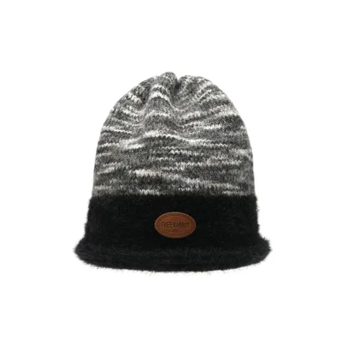 FREE RABBITⅡ Versatile Warm Knitted Fabric For Fall And Winter Beanie Unisex