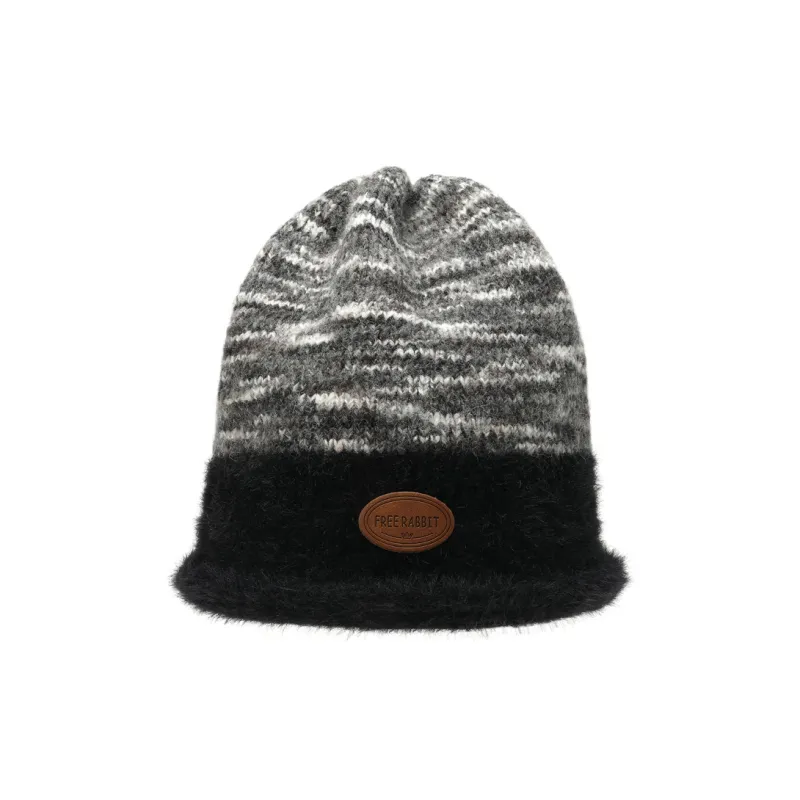 FREE RABBITⅡ Versatile Warm Knitted Fabric For Fall And Winter Beanie Unisex-0