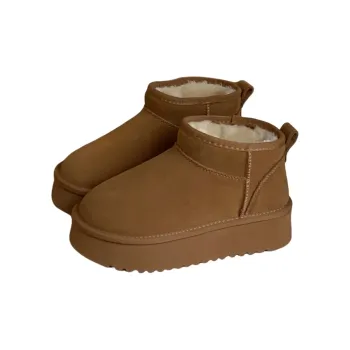 Thin Strips Cotton Slippers, Home Slippers Chestnut