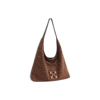 JACD PU One Shoulder Shoulder Bag Tote Bag Shopping Bag Handbag Large Size Women's Night Stalking Panther