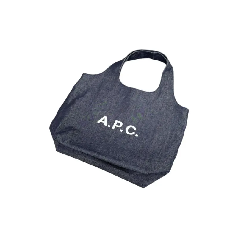 A.P.C Logo Printed Large Tote Bag-1