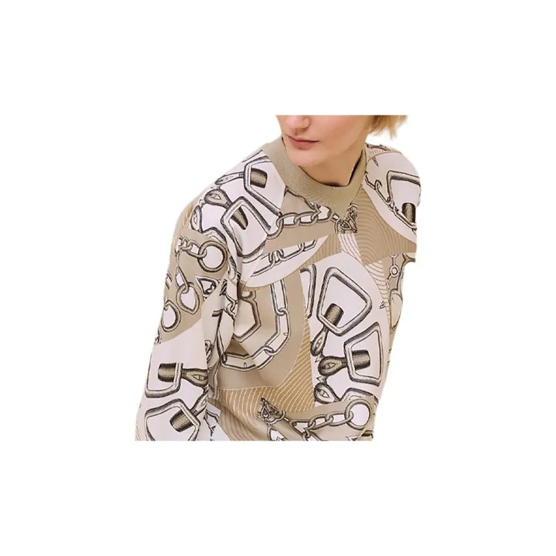 HERMES FW24 Sweatshirt Women's Clay Beige-3