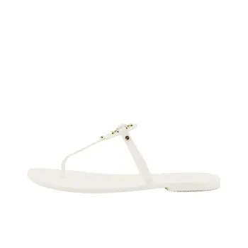 TORY BURCH Mini Miller Logo Plaque Slip On Sandals Women's