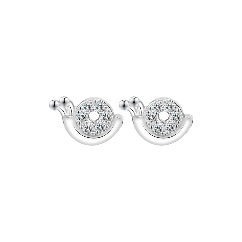 UX S925 Silver Stud Earrings Women's-0