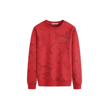 Dance With Wolves Sweatshirt Men's Red