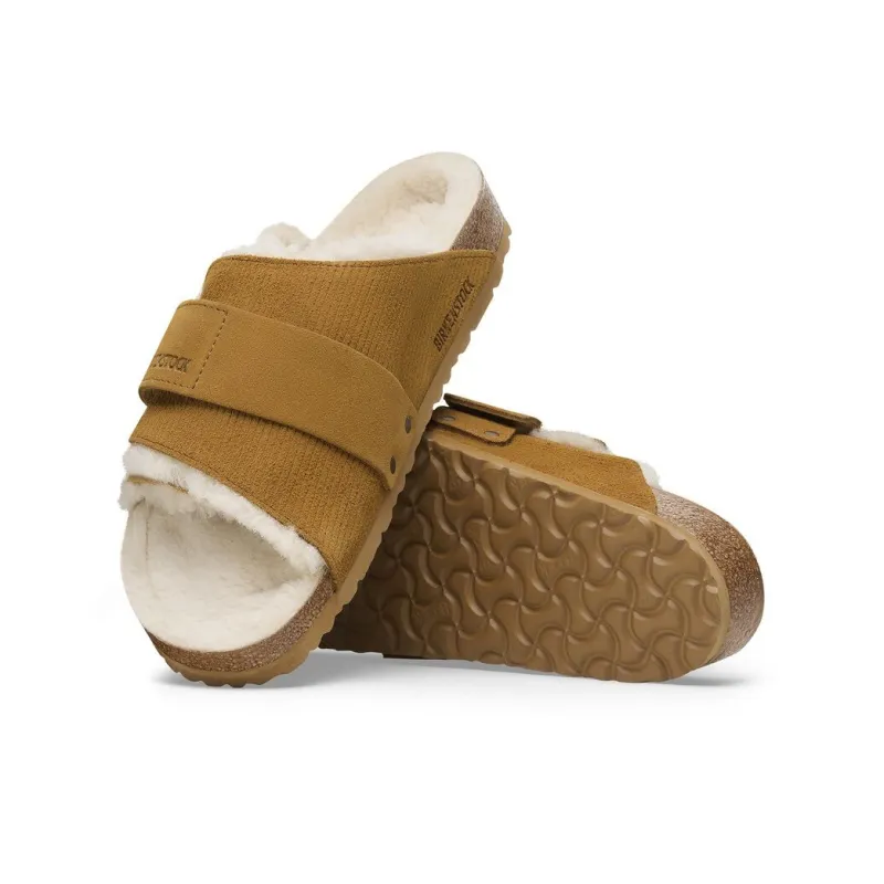 Birkenstock EVA Abrasion Resistant Slide Slippers Unisex Softwood Brown Regular-4