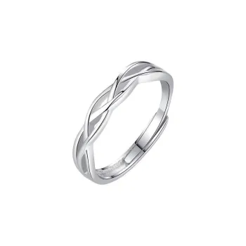 JESCAKOO S925 Silver Rings Men's Silver