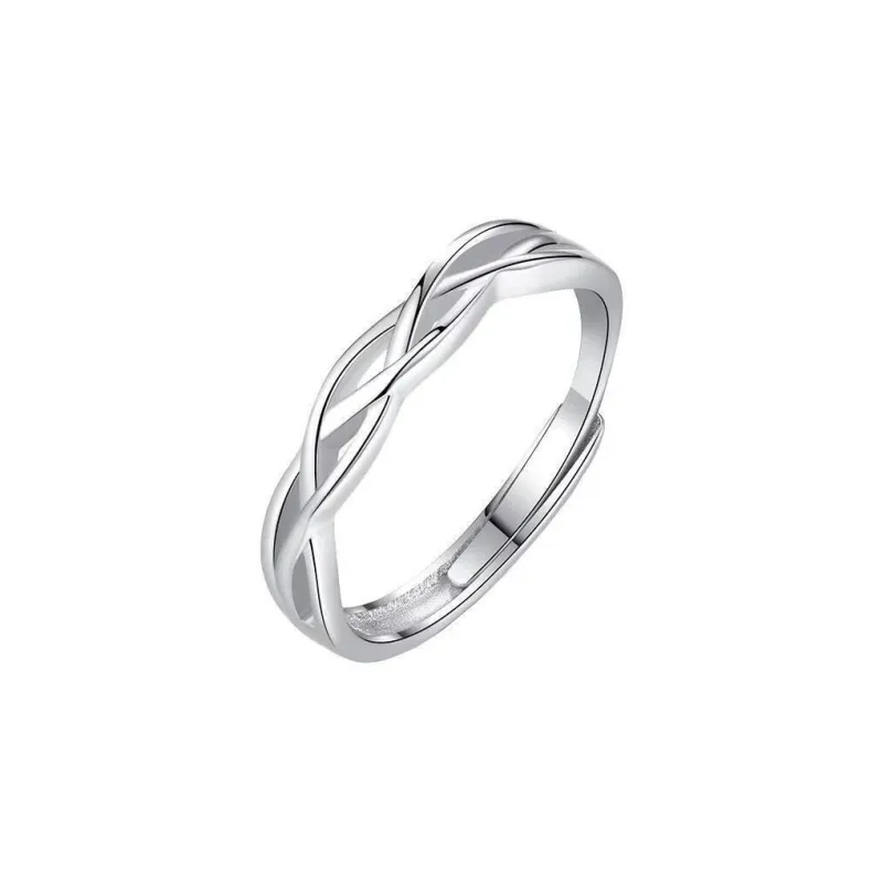 JESCAKOO S925 Silver Rings Men's Silver-0