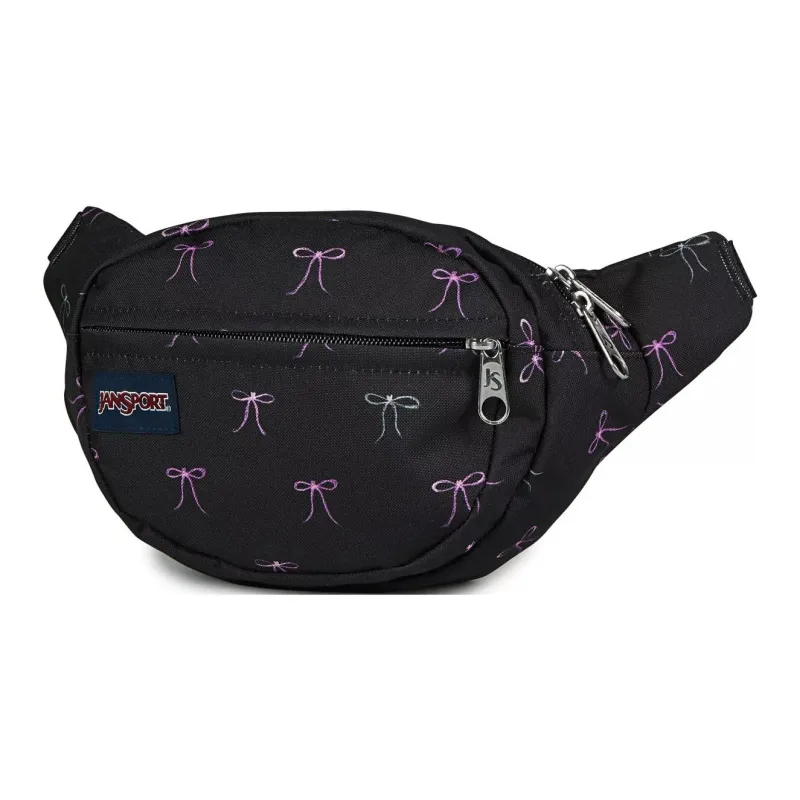 JanSport Recycled Polyester Crossbody Fanny Pack Women's Black-1