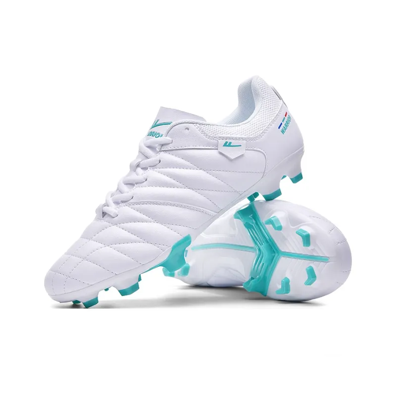 Warrior FG Rubber Long Studs Soft Ground Artificial Ground Natural Ground Cushioned Slip-Resistant Soccer Shoes Unisex-17