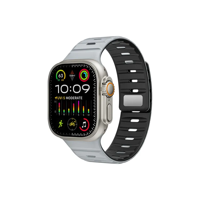 Vobafe Watch Band Apple Compatibility 219mm~232mm Silicone Material-5