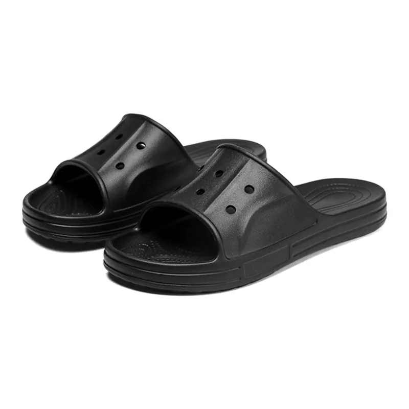 Le Drag Home Slippers Black/White/Khaki/Brown-2
