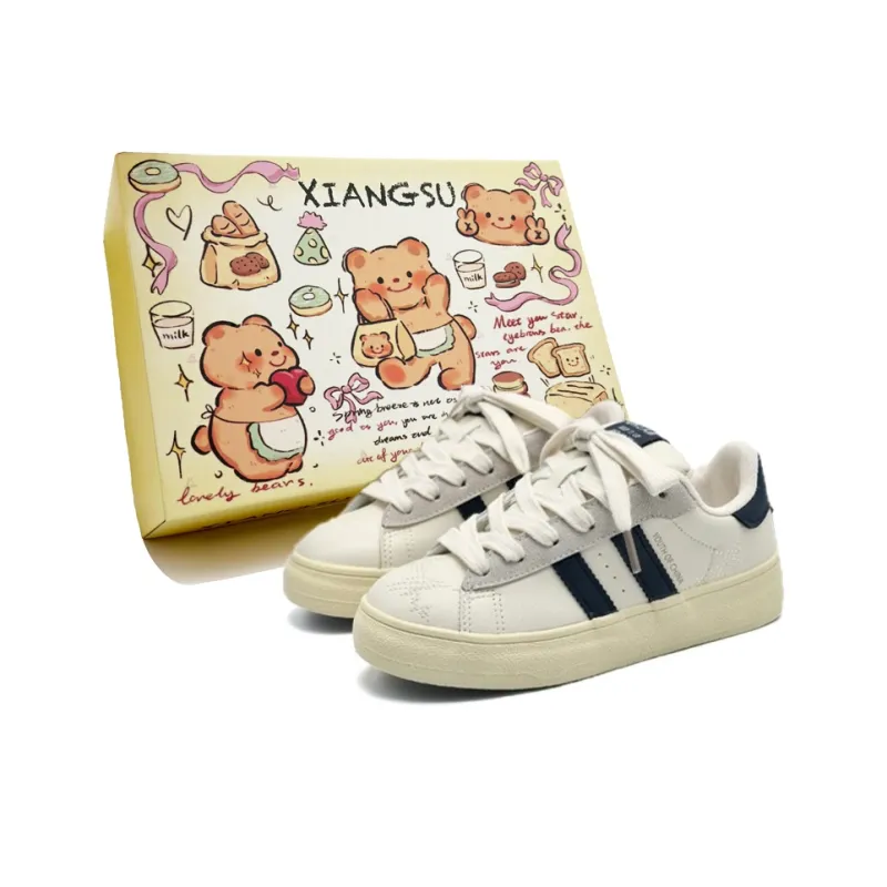 XIANGSU Anti Slip Wear Resistant Low Top Skateboard Shoes Women's Pink-20