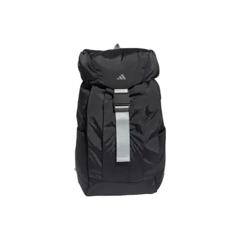 Adidas HIIT Nylon Backpack Regular Unisex Carbon & Silver Metallic