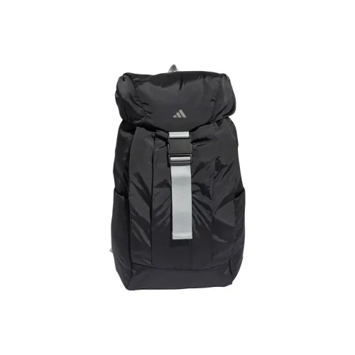 Adidas HIIT Nylon Backpack Regular Unisex Carbon & Silver Metallic