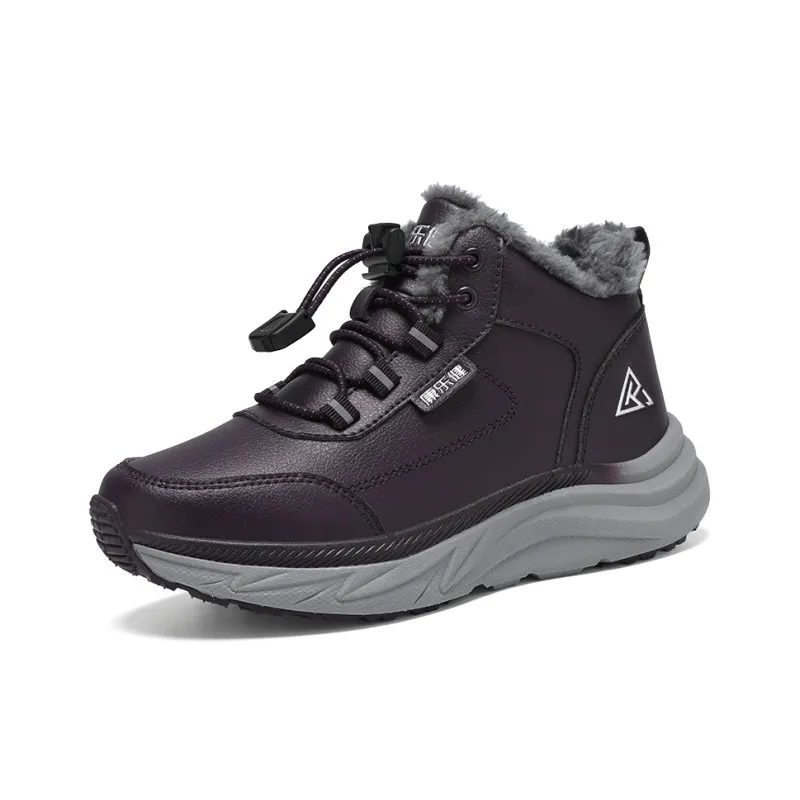 Recreation Wear-Resistant Warm Slip-Resistant Mid-Top Casual Shoes Unisex-7
