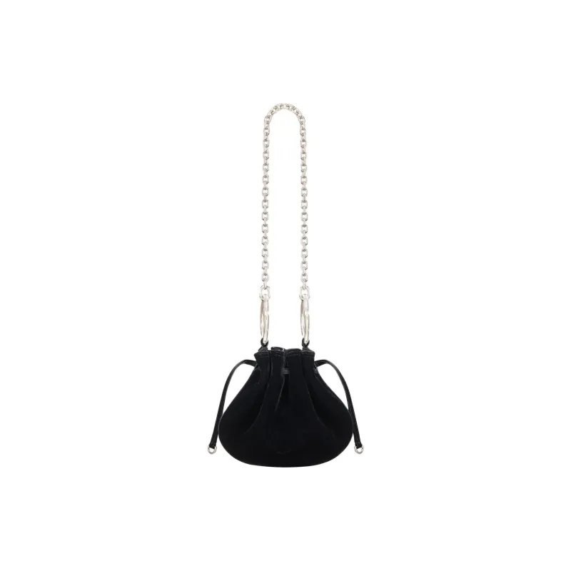 Givenchy Velvet Pumpkin Bag, Crossbody Handbag, Shoulder Bag Mini Women's Black-2