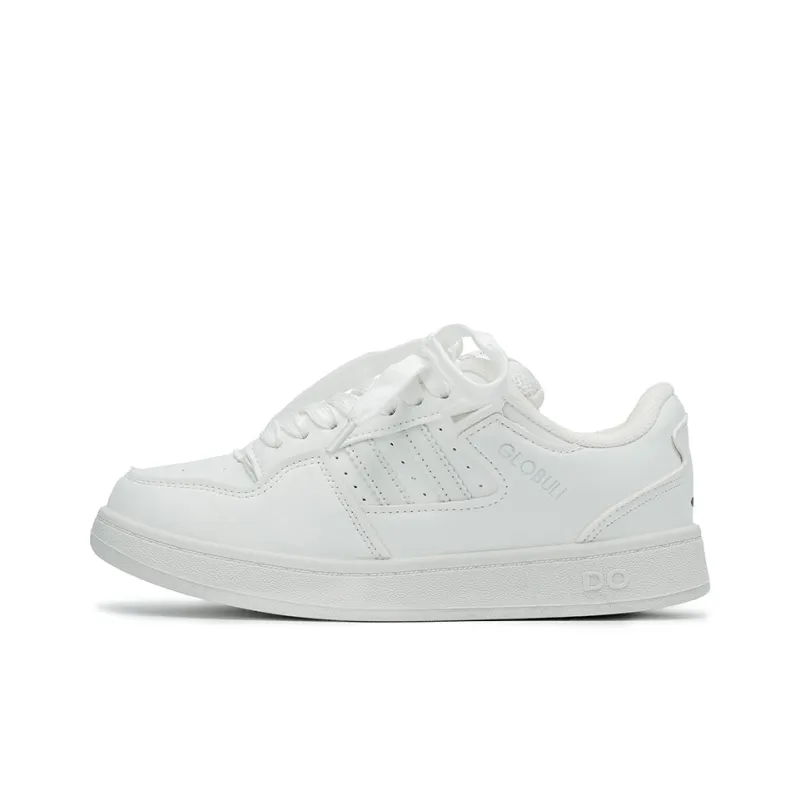 SHUXIAOBEI Anti Slip And Wear Resistant Lightweight Low Top Skateboard Shoes Unisex White Blue-83
