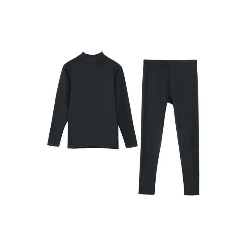 Red Bean Thermal Set Men's Tranquil Black-0