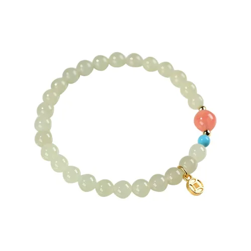 KUNYUYAO Hetian Jade Bracelets White Jade Women's