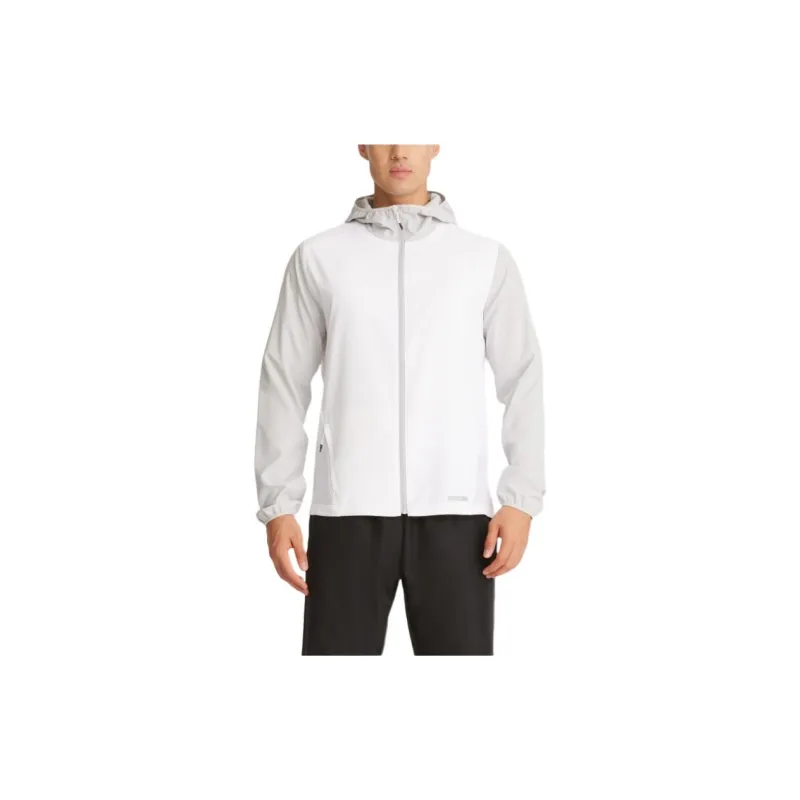 DECATHLON Kalenji Breathable Jacket Men's Snow/Zinc Gray-1