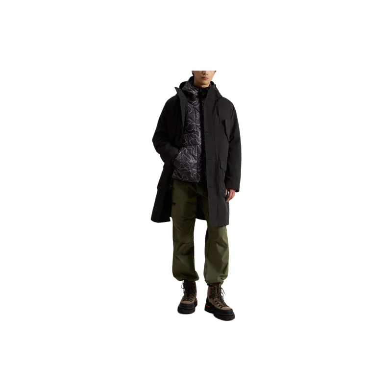 WOOLRICH Peach Parka Coat-3