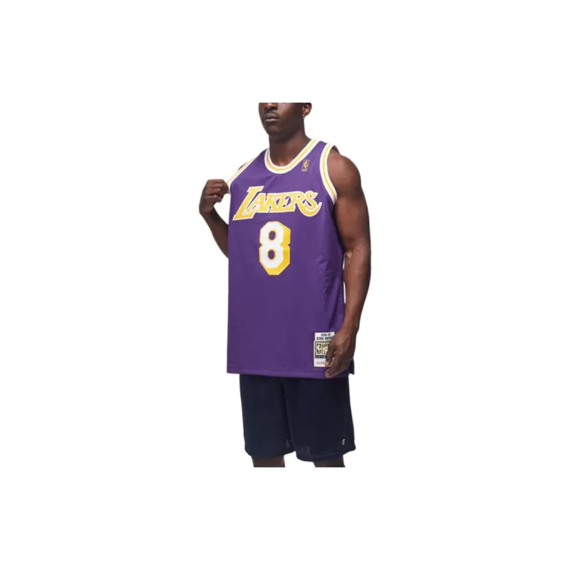Mitchell Ness Basketball Jerseys Men Purple-3