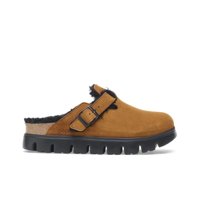 Birkenstock Boston Series Slip Resistant Wrap toe Slippers Women's Brown-1