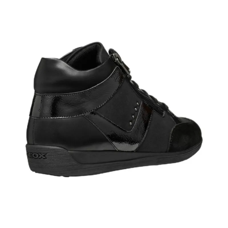 GEOX Myria Mid-Top Casual Shoes Women's Black-2