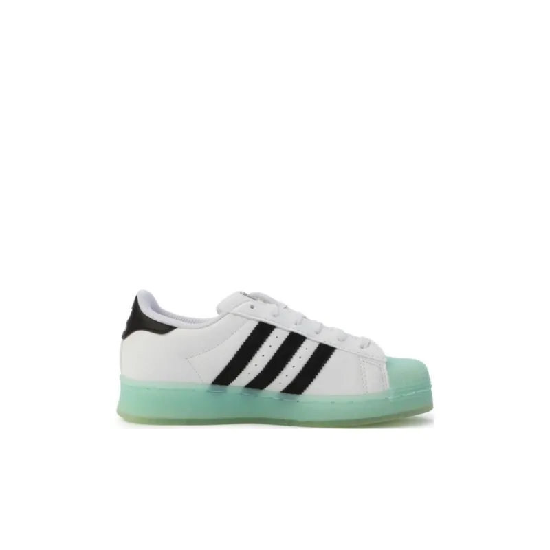 Adidas Originals SUPERSTAR Anti Kick And Abrasion Resistant Low Top Kids' Skateboarding Shoes White Kids'-1