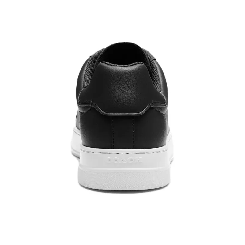 COACH Low Top Skateboard Shoes Men's Black-3
