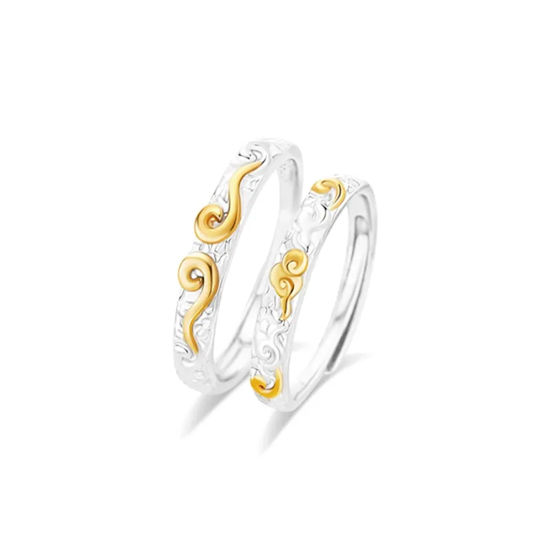 D.K.X S999 Fine Silver Rings Unisex-0